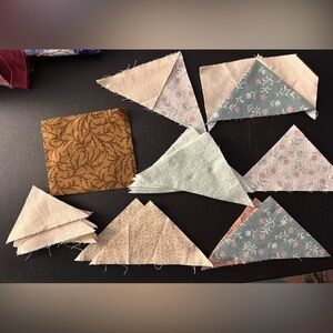 Assorted Quilting Fabric Pieces